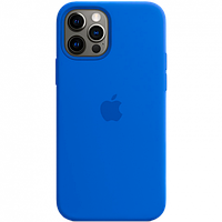 Чехол Silicone Case для Apple iPhone 12 Pro Max, #3 Royal blue (Ярко-синий)