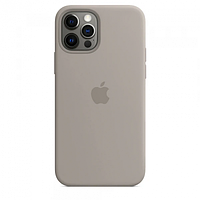 Чехол Silicone Case для Apple iPhone 12 Pro Max, #23 Pebble (Песчаный)