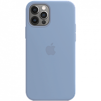Чехол Silicone Case для Apple iPhone 12 Pro Max, #24 Azure (Лазурный)