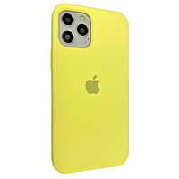 Чехол Silicone Case для Apple iPhone 12 Pro Max, #32 Flash (Желтый неон)