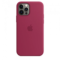 Чехол Silicone Case для Apple iPhone 12 Pro Max, #36 Rose red (Бордовый)