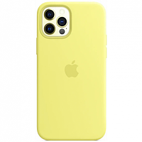 Чехол Silicone Case для Apple iPhone 12 Pro Max, #37 Lemonade (Лимонад)