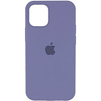 Чехол Silicone Case для Apple iPhone 12 Pro Max, #46 Lavander gray (Тёмная лаванда)