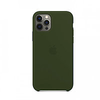 Чехол Silicone Case для Apple iPhone 12 Pro Max, #48 Dark Green (Темно-зеленый)