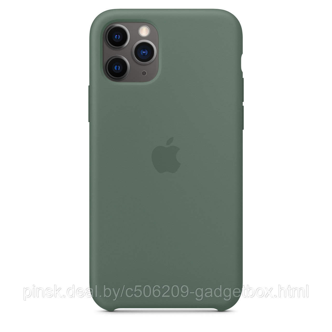Чехол Silicone Case для Apple iPhone 12 Pro Max, #58 Midnight green (Виридан) - фото 1 - id-p130058663
