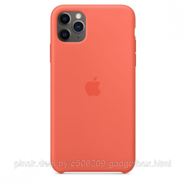 Чехол Silicone Case для Apple iPhone 12 Pro Max, #59 Grapefruit (Грейпфрут) - фото 1 - id-p130058664