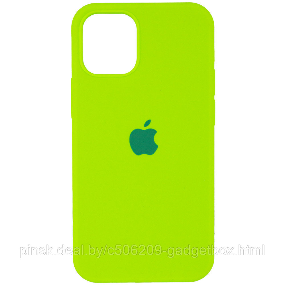 Чехол Silicone Case для Apple iPhone 11 Pro, #60 Neon green (Кислотно-салатовый) - фото 1 - id-p146124589