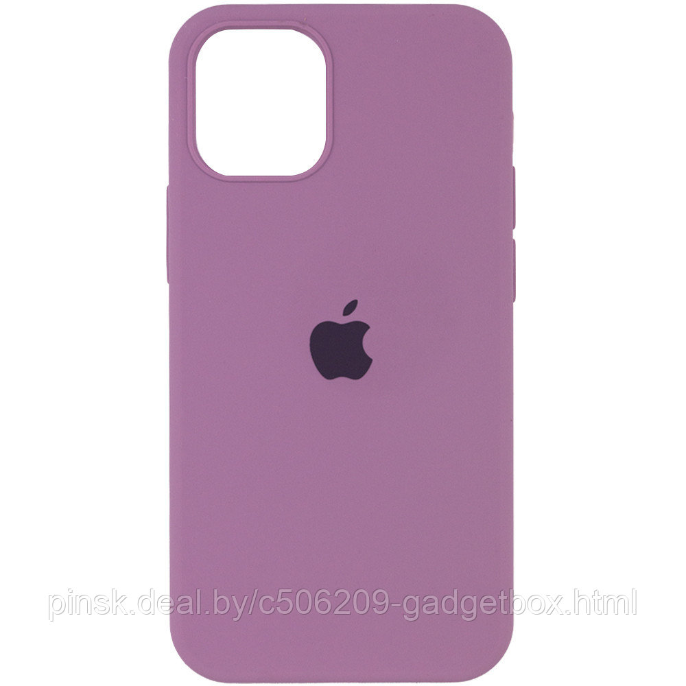 Чехол Silicone Case для Apple iPhone 11 Pro, #62 Purple gray (Фиолетовый серый) - фото 1 - id-p146124591