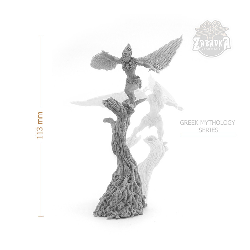 Гарпия / Harpy (40 мм) Коллекционная миниатюра Zabavka - фото 1 - id-p146962697