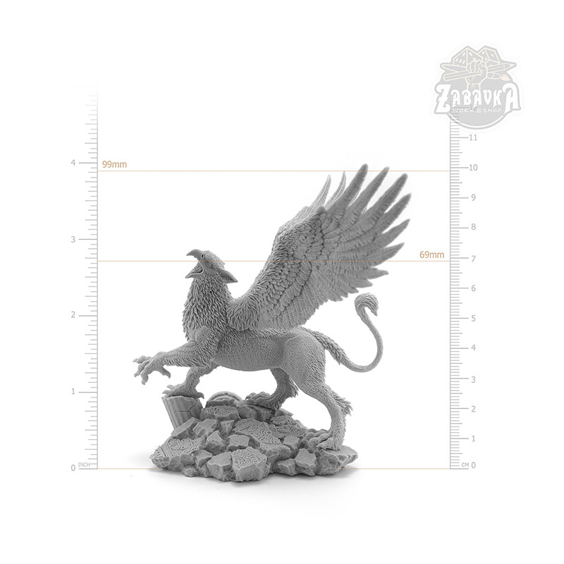 Грифон / Griffin (99 мм) Коллекционная миниатюра Zabavka - фото 2 - id-p146962699