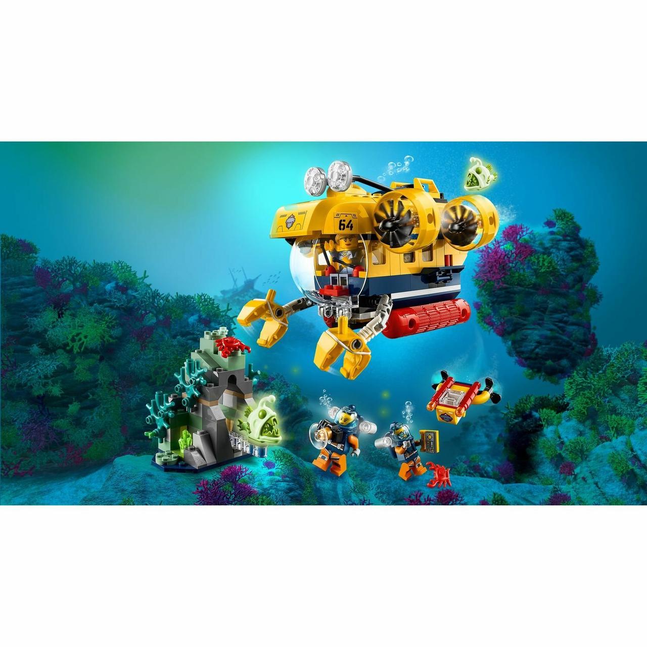 Конструктор LEGO City Исследовательская подводная лодка 60264 - фото 9 - id-p146962754