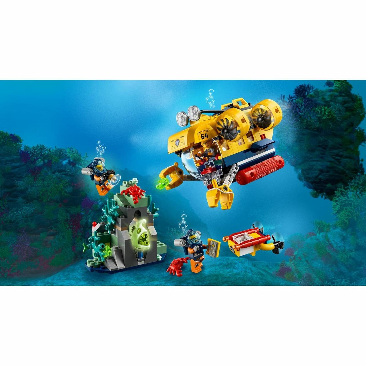 Конструктор LEGO City Исследовательская подводная лодка 60264 - фото 10 - id-p146962754
