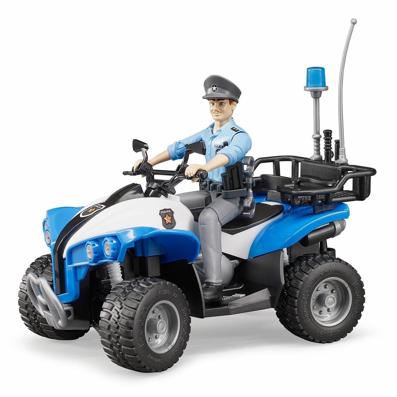 Квадроцикл полицейский Bruder с фигуркой 63010
