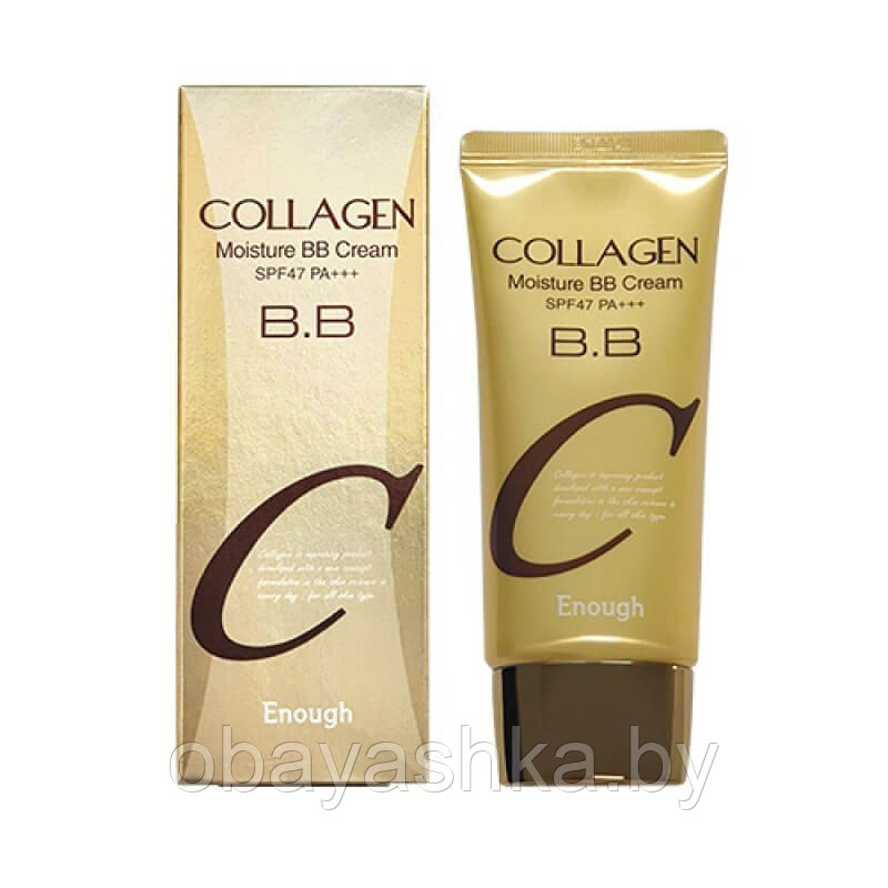 [ENOUGH] Тональный крем для лица BB/КОЛЛАГЕН Collagen Moisture BB Cream SPF47 PA+++, 50 мл - фото 1 - id-p147018442