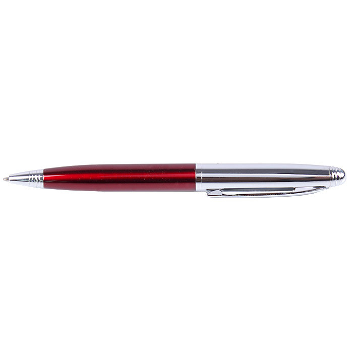 Ручка подарочная "Darvish" корпус серебристо-цветной в футляре