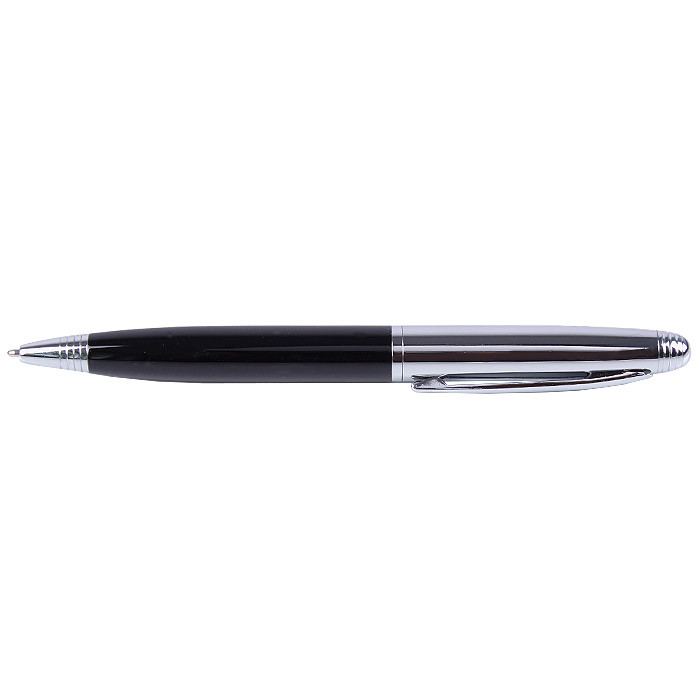 Ручка подарочная "Darvish" корпус серебристо-цветной в футляре Черный - фото 1 - id-p147026003
