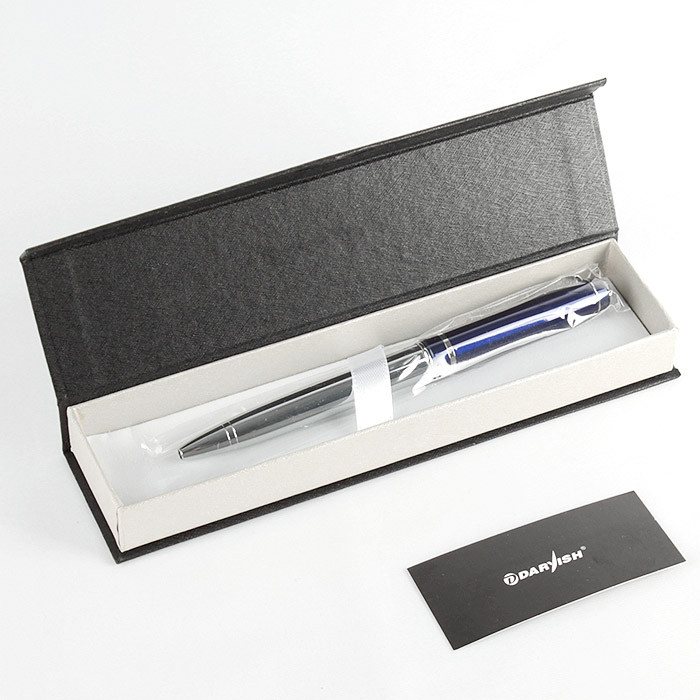 Ручка подарочная "Darvish" корпус цветной с серебром в футляре - фото 5 - id-p147028770