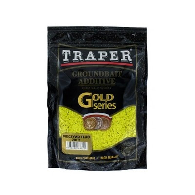 Прикормка Traper серии Gold Печиво жёлтое флуорисцентное