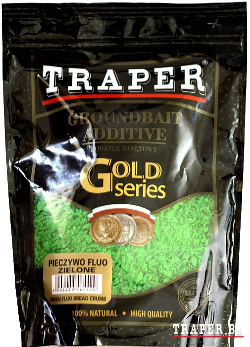 Прикормка Traper серии Gold Печиво Зелёное Флуорисцентное - фото 1 - id-p147029056