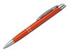 Металлическая шариковая ручка 13524 оранжевого цвета для нанесения логотипа