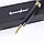 Ручка подарочная "Darvish" корпус черный с золотистой отделкой в футляре, фото 3
