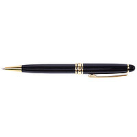 Ручка подарочная "Darvish" корпус черный с золотистой отделкой в футляре
