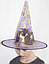 Колпак карнавальный на Хеллоуин фиолетовый с золотом, фото 2
