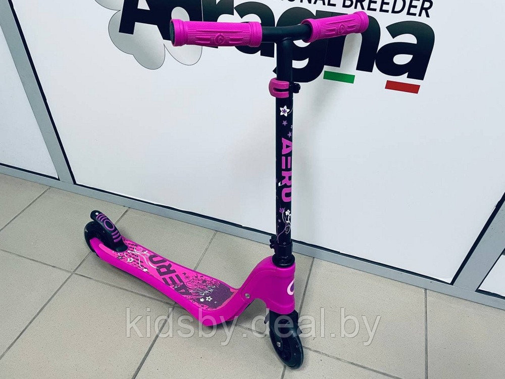 Самокат Slider Aero C1 (розовый) - фото 1 - id-p147099352