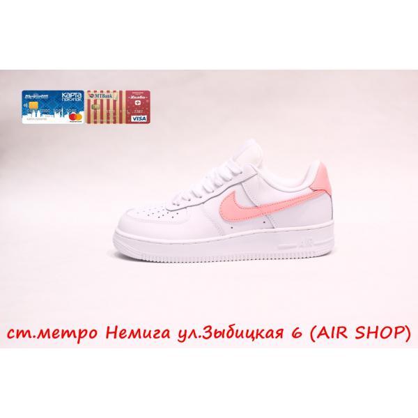 Nike Air Force 1 Wh/pink
