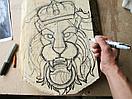 Декоратвное панно "Король лев 2", фото 8