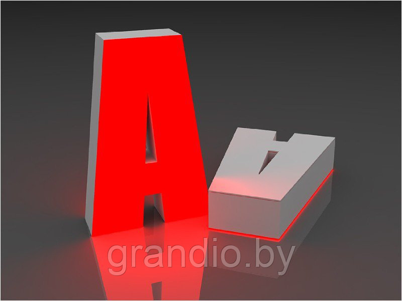 Объемные 3d буквы