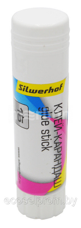 Клей-карандаш Silwerhof 433040-15 15гр ПВА термоусадочная упаковка - фото 2 - id-p147126090