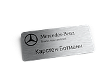 Печать на металлическом бейдже, фото 2