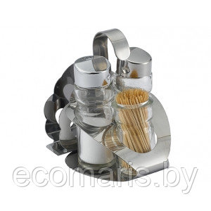 Набор для специй 3 пред + салфетница Спайс