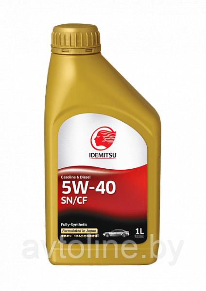 Масло моторное Idemitsu 5W40 FULLY-SYNTHETIC SN/CF (пластик 1л)