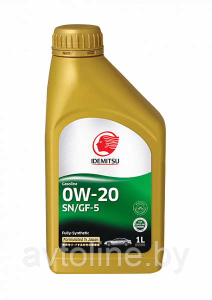 Масло моторное Idemitsu 0W20 FULLY-SYNTHETIC SN/GF-5 (пластик 1л ...