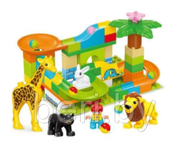 188-438 Конструктор Kids Home Toys блочный "Веселый зоопарк", 51 деталь, крупные детали, аналог Lego Duplo - фото 2 - id-p147136240
