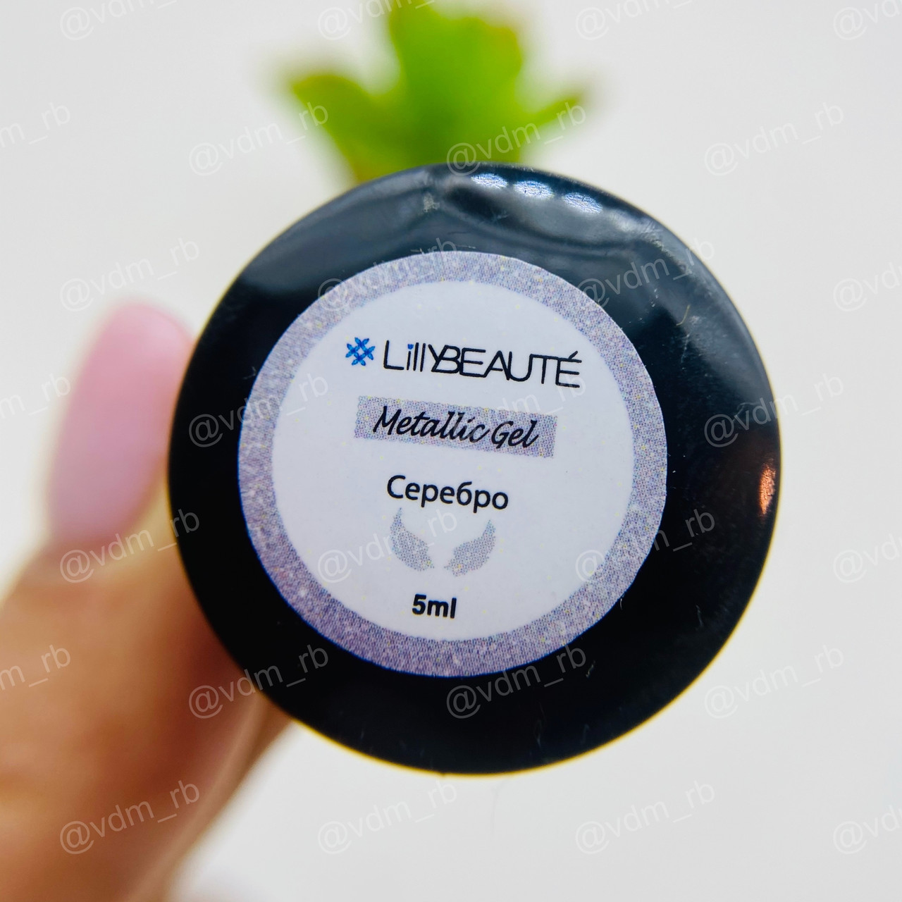 Metallic Gel серебро 5 мл LILLYBEAUTE