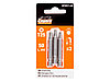 Насадка TORX T25 50мм  3шт GEPARD (GP3511-50) (бита звездочка шестилучевая звезда сталь S2  магнитна, фото 2