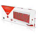 Комплект клавиатура+мышь Smartbuy 220349AG, красно-белый, фото 2