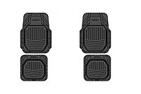 Резиновые коврики в салон универсальные UNI Corvett Черный 4 шт.