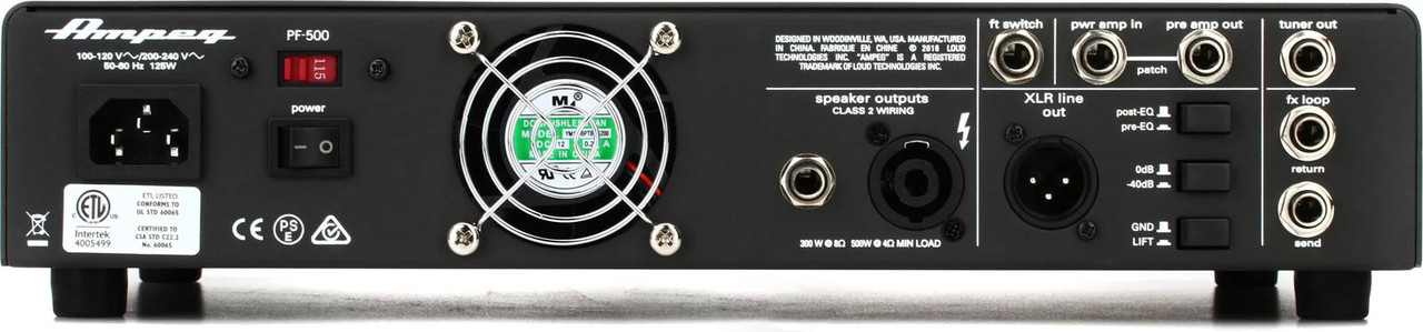 Усилитель Ampeg PF-500 - фото 3 - id-p147155427