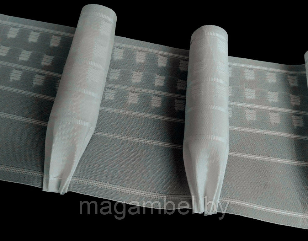 Лента для штор и тюли "Бокалы" 17 см (сборка 1:2)