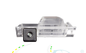 Камера заднего вида для Opel Antara ночной съемки (линза - стекло)