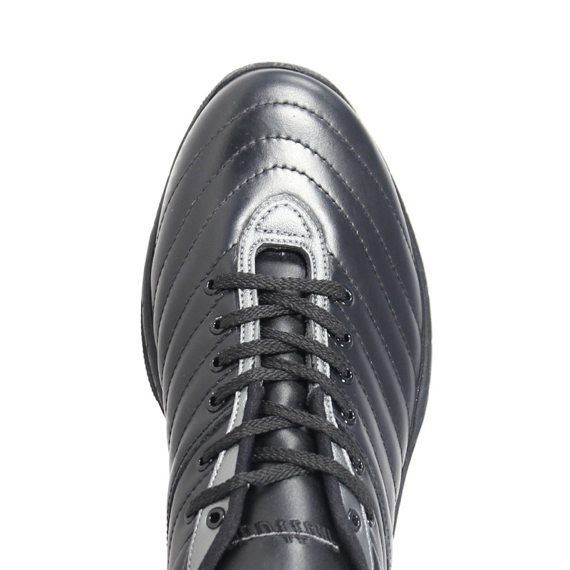 Кроссовки мужские кожаные Spotter арт.271128Б-Черный+Серый, р-ры:47-50 - фото 3 - id-p147180516