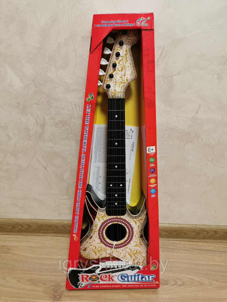 Детская гитара ''Rock Guitar'' 64 см - фото 4 - id-p134616195