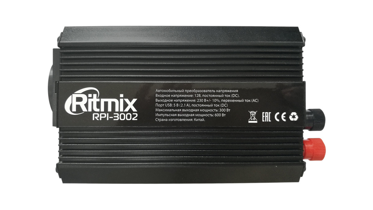 Автомобильный инвертор Ritmix RPI-3002 - фото 3 - id-p147186693