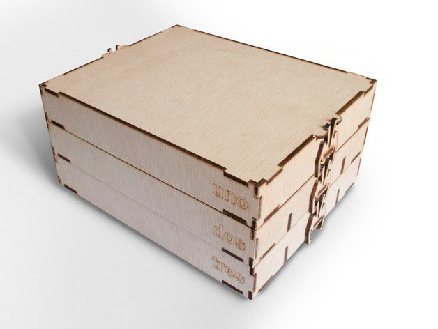 Деревянная  коробка