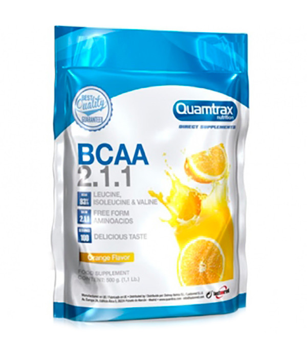 BCAA 2:1:1 Powder от QUAMTRAX ( 500 гр) - фото 1 - id-p147189874