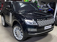 Детский электромобиль RiverToys Range Rover HSE DK-PP999 4WD (черный глянец) автокраска двухместный